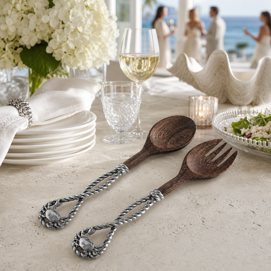 Crab & Rope Salad Server Set 7