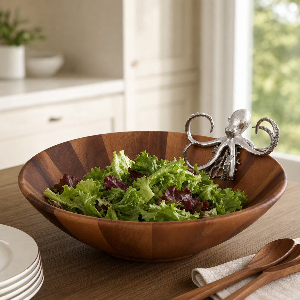Octopus Salad Serving Bowl 8