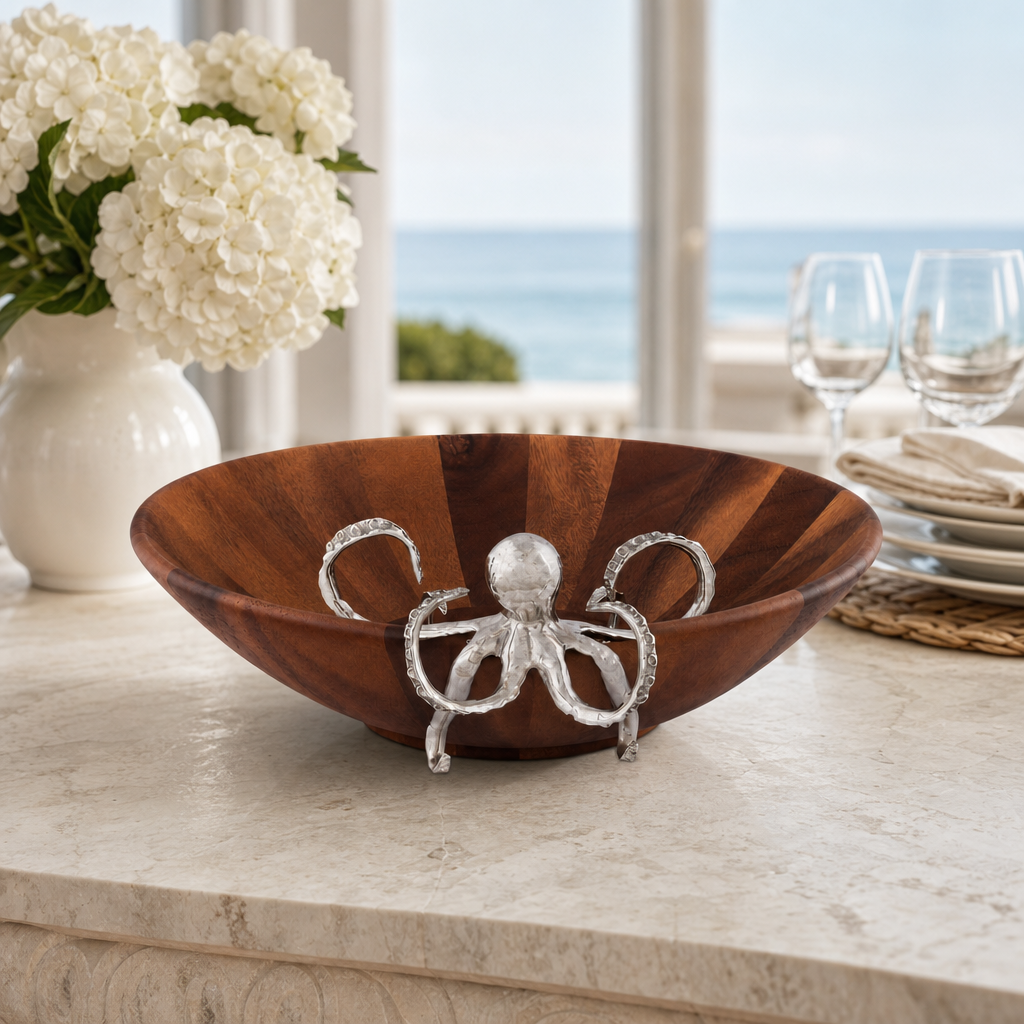 Octopus Salad Serving Bowl 4