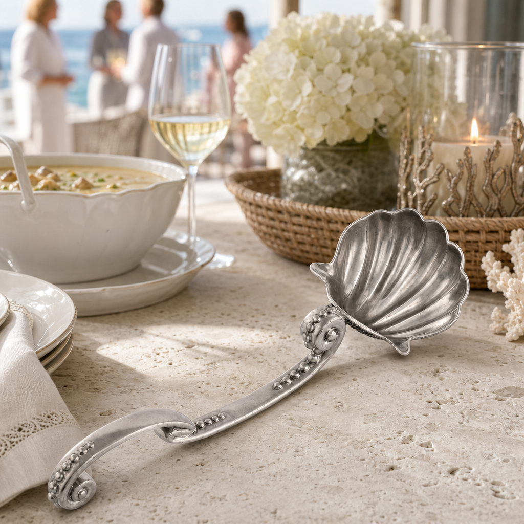 Scallop Shell Soup Ladle 6