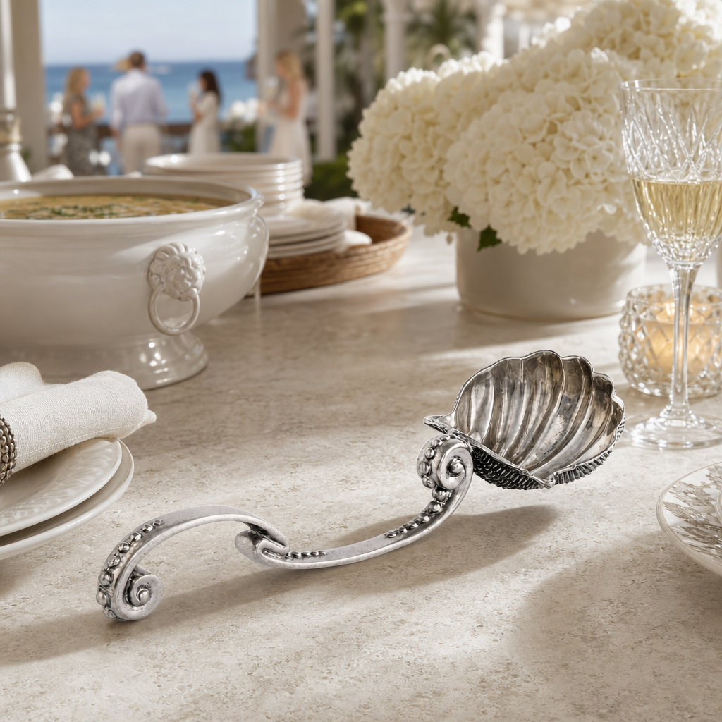 Scallop Shell Soup Ladle 7
