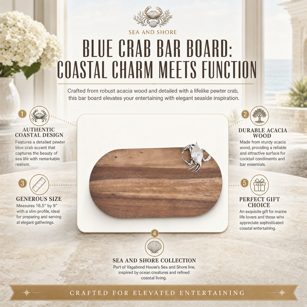 Blue Crab Bar Board 7