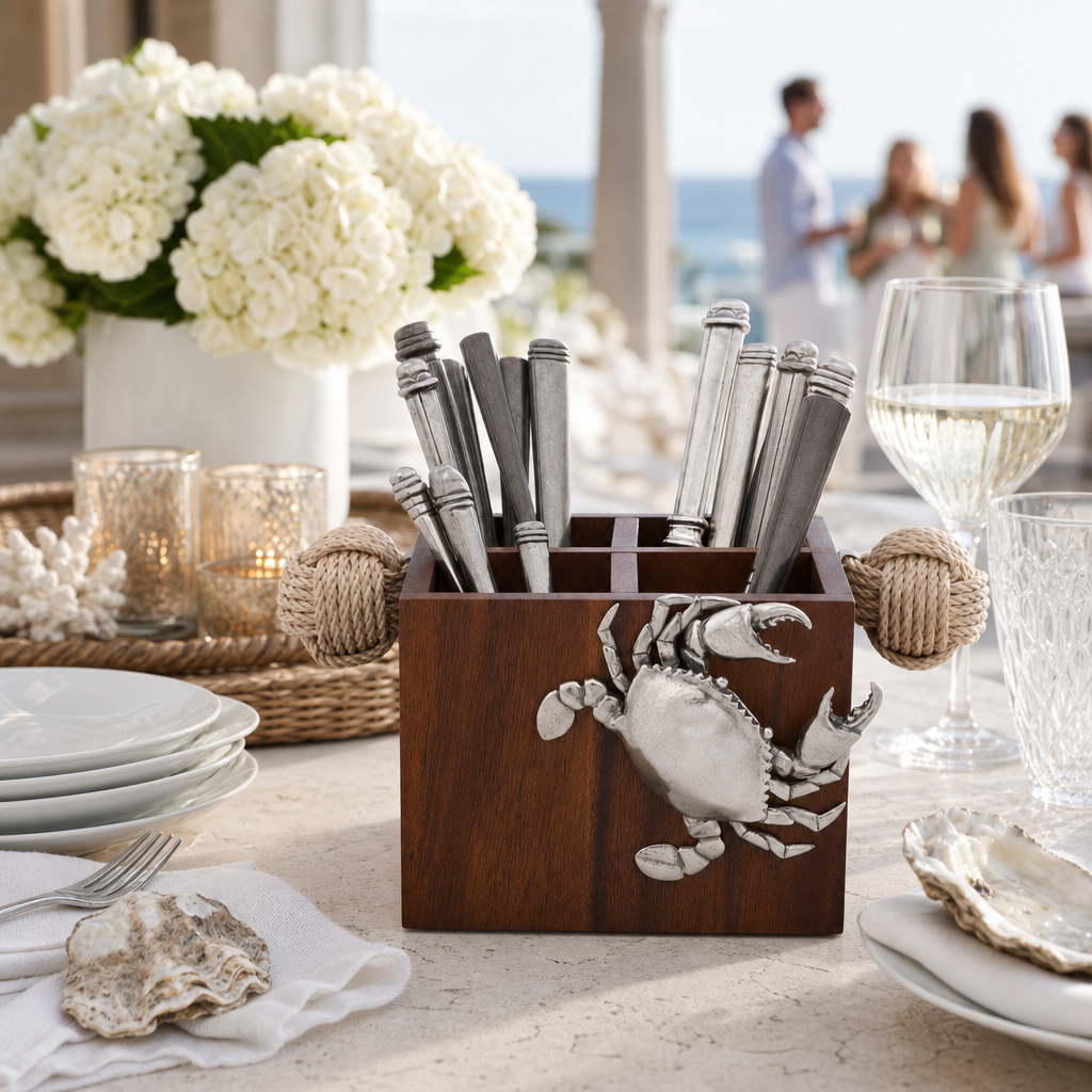 Crab Flatware Caddy 3