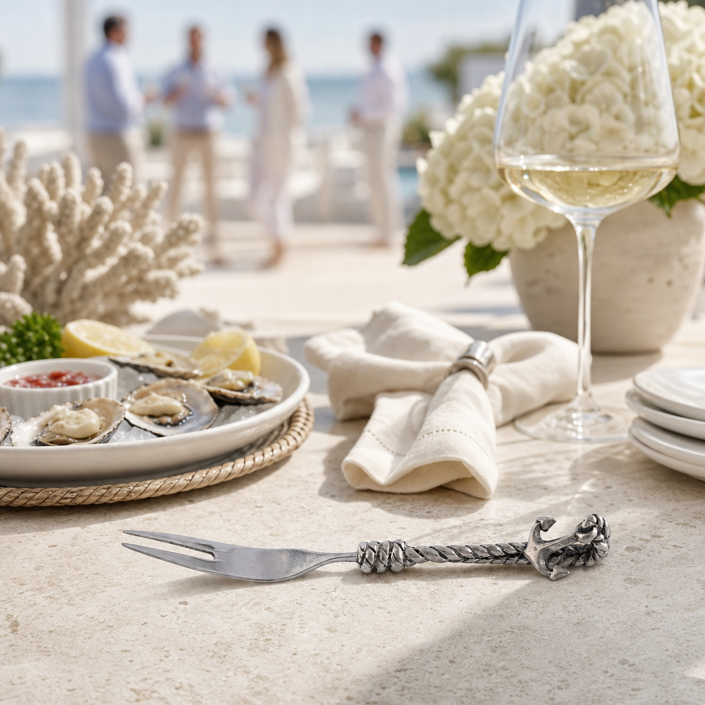 Rope and Anchor Hors d'oeuvre Fork 6