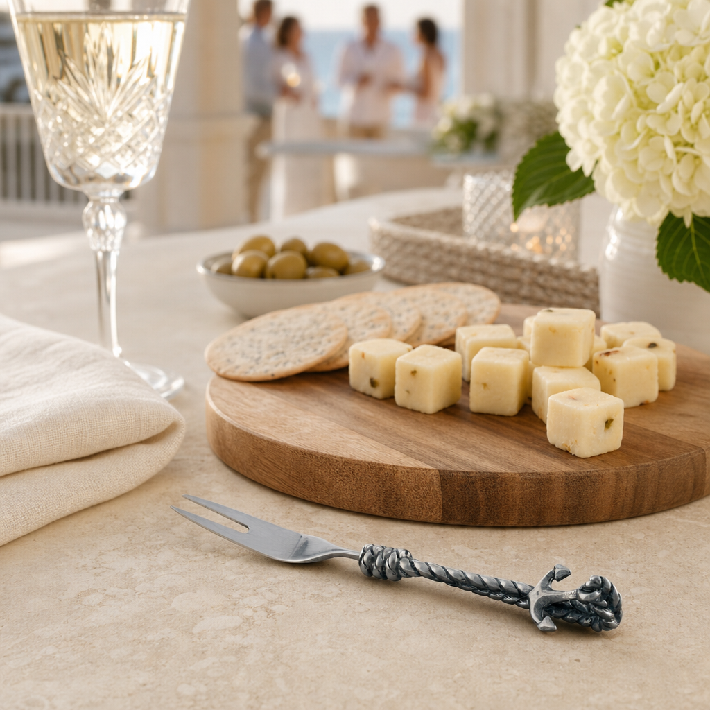 Rope and Anchor Hors d'oeuvre Fork 7
