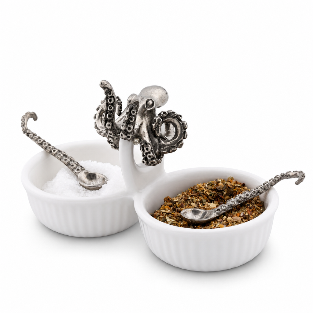 Octopus Dbl Salt Cellar 1