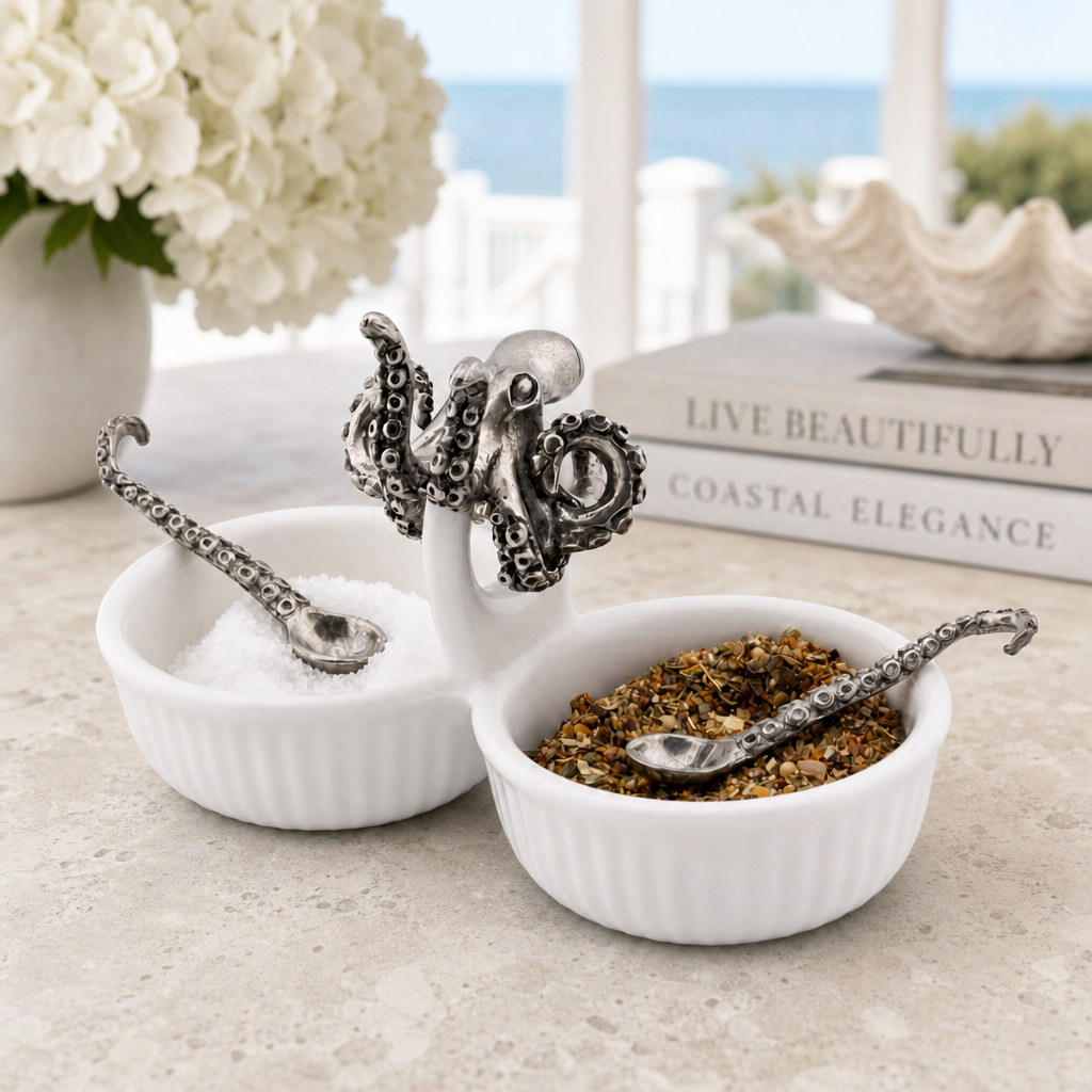 Octopus Dbl Salt Cellar 1