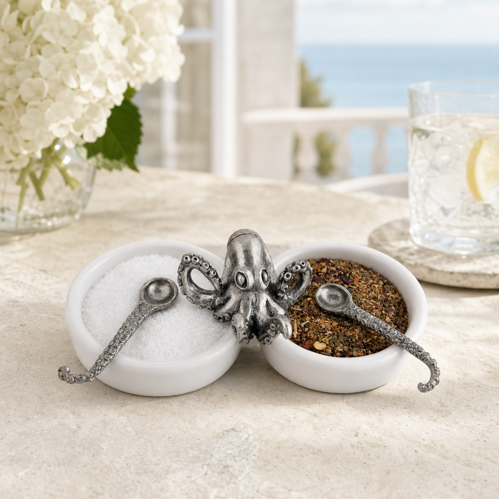 Octopus Dbl Salt Cellar 4