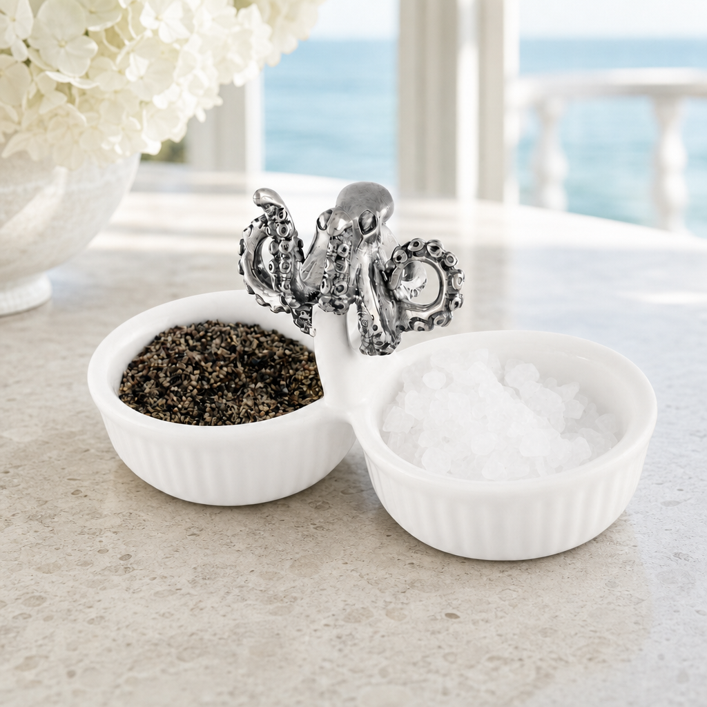 Octopus Dbl Salt Cellar 4
