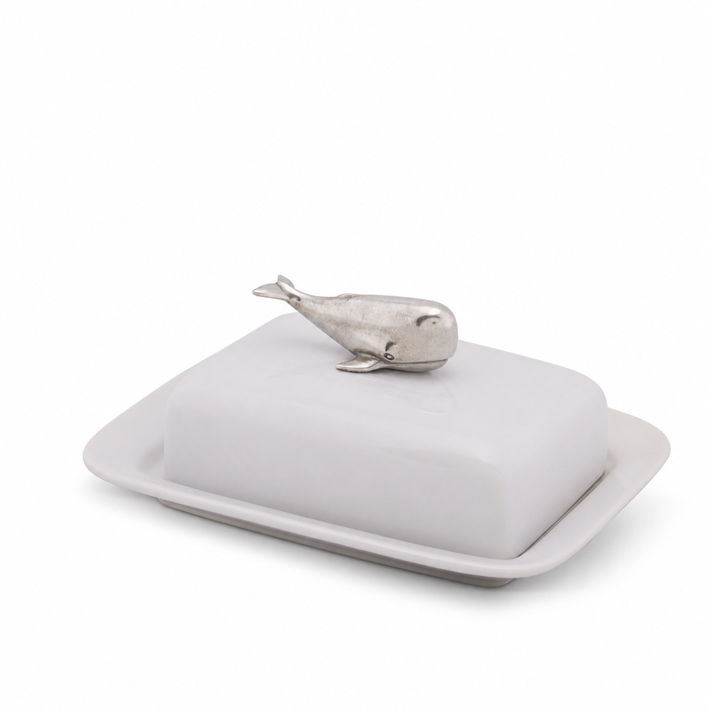 Whale Stoneware Butter dish 1