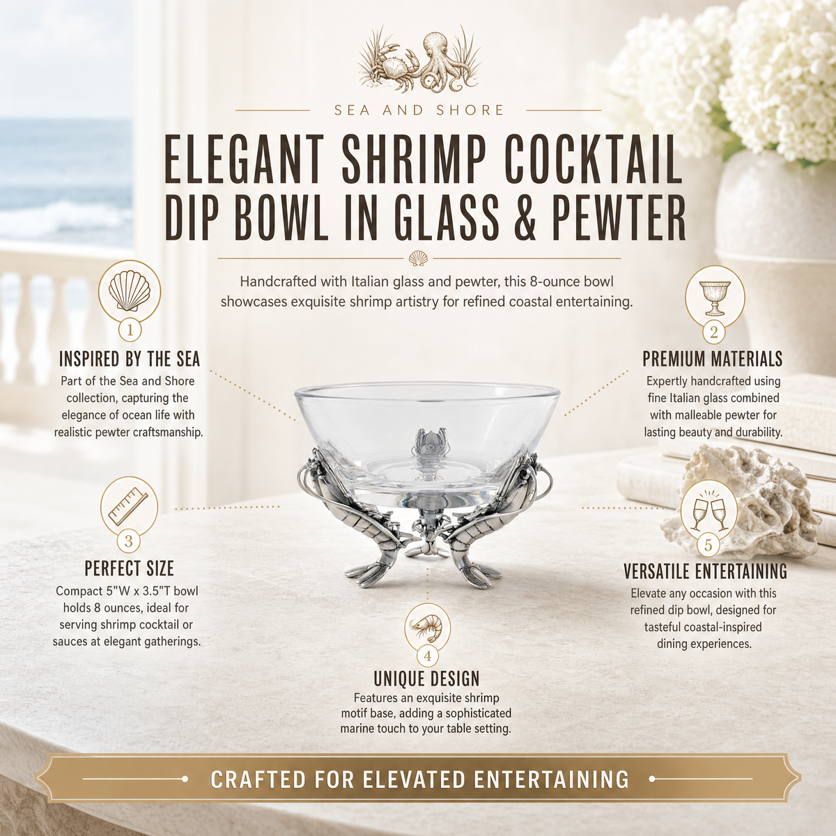 Shrimp Cocktail Dip Bowl 9