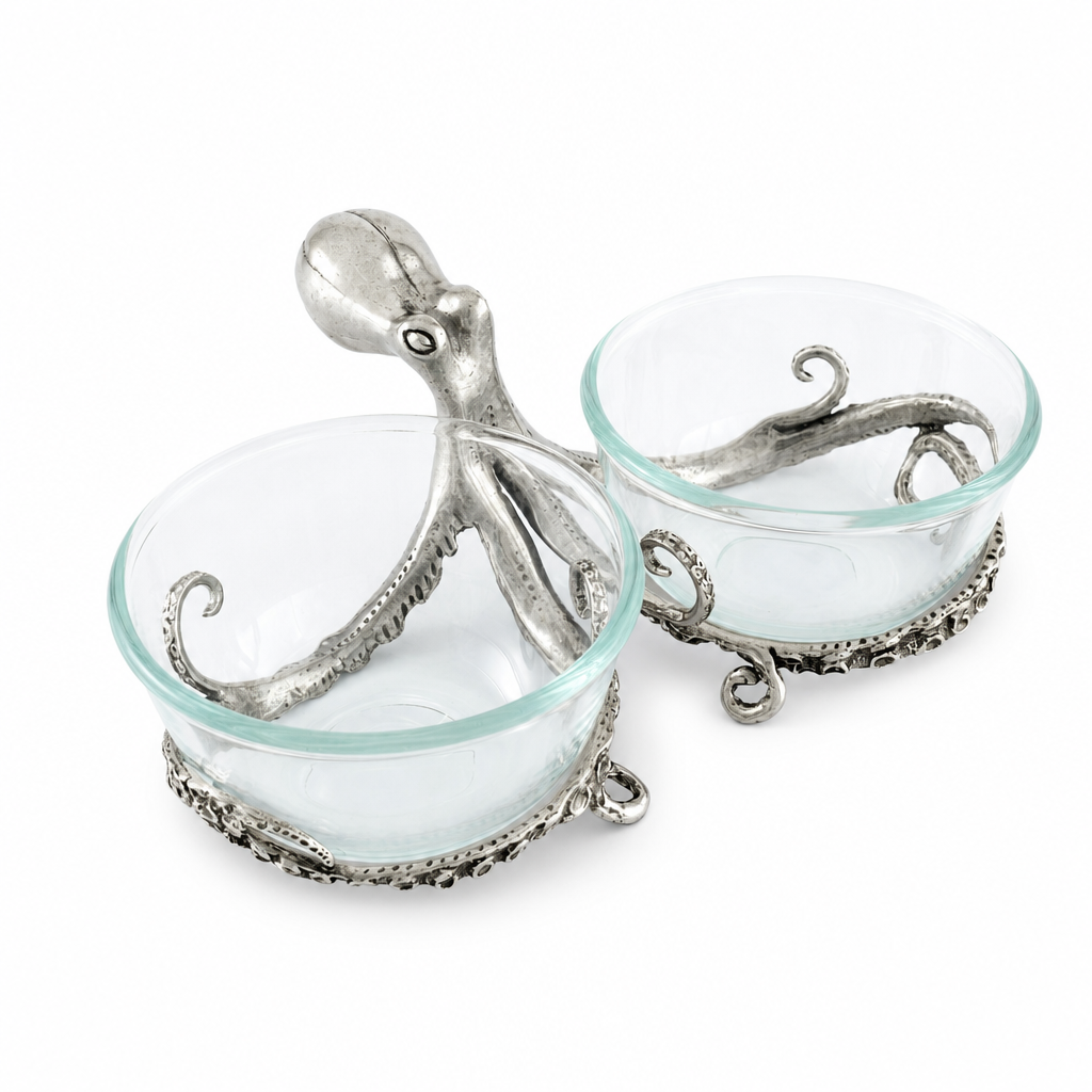 Octopus Double Condiment Bowls 10