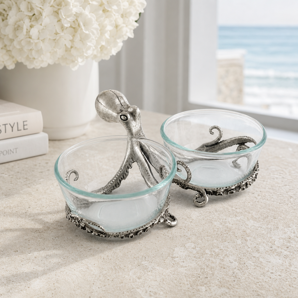 Octopus Double Condiment Bowls 3