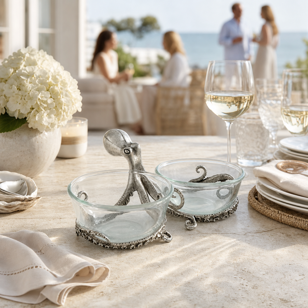 Octopus Double Condiment Bowls 7