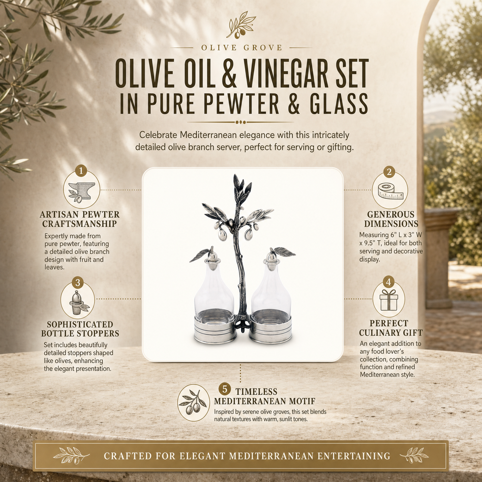 Olive Oil & Vinegar Set 9