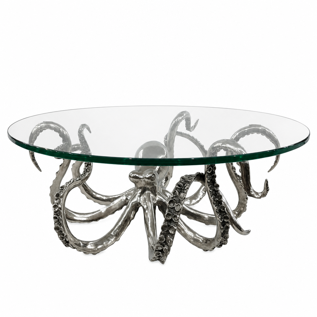Pewter Octopus Dessert Stand - MED 1