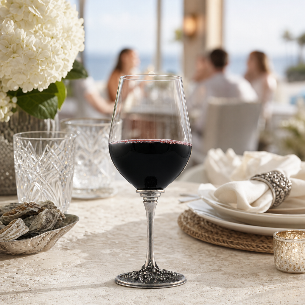 Coastal Tide Wine Glass 6
