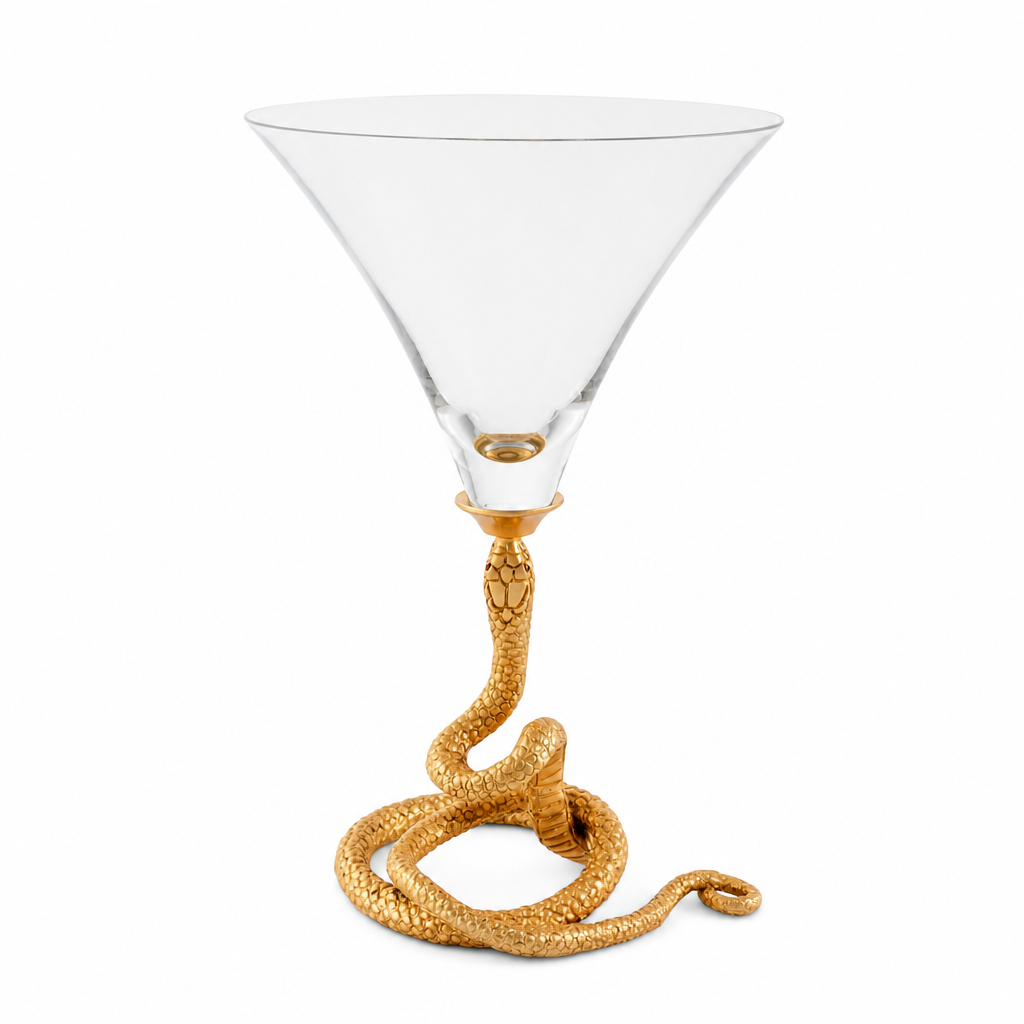 Snake Cocktail / Martini Glass 1
