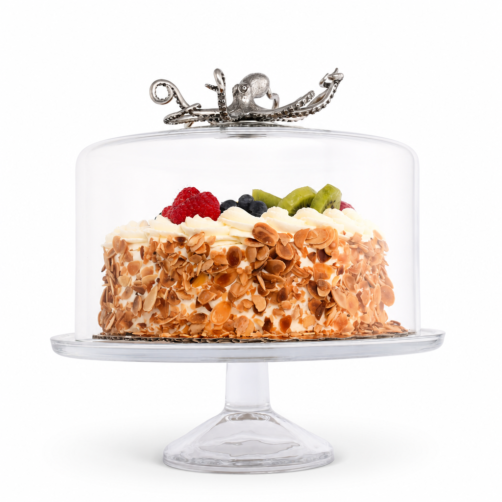 Octopus Glass Covered Cake / Dessert Stand 1