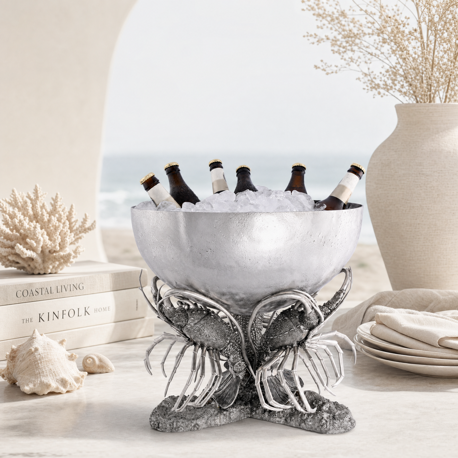 Lobster Ice Tub: Elegant Coastal Entertaining