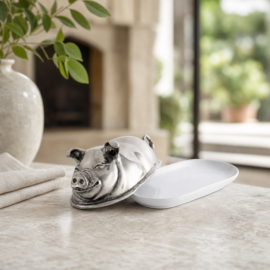 Happy Pig Butter Dish 5