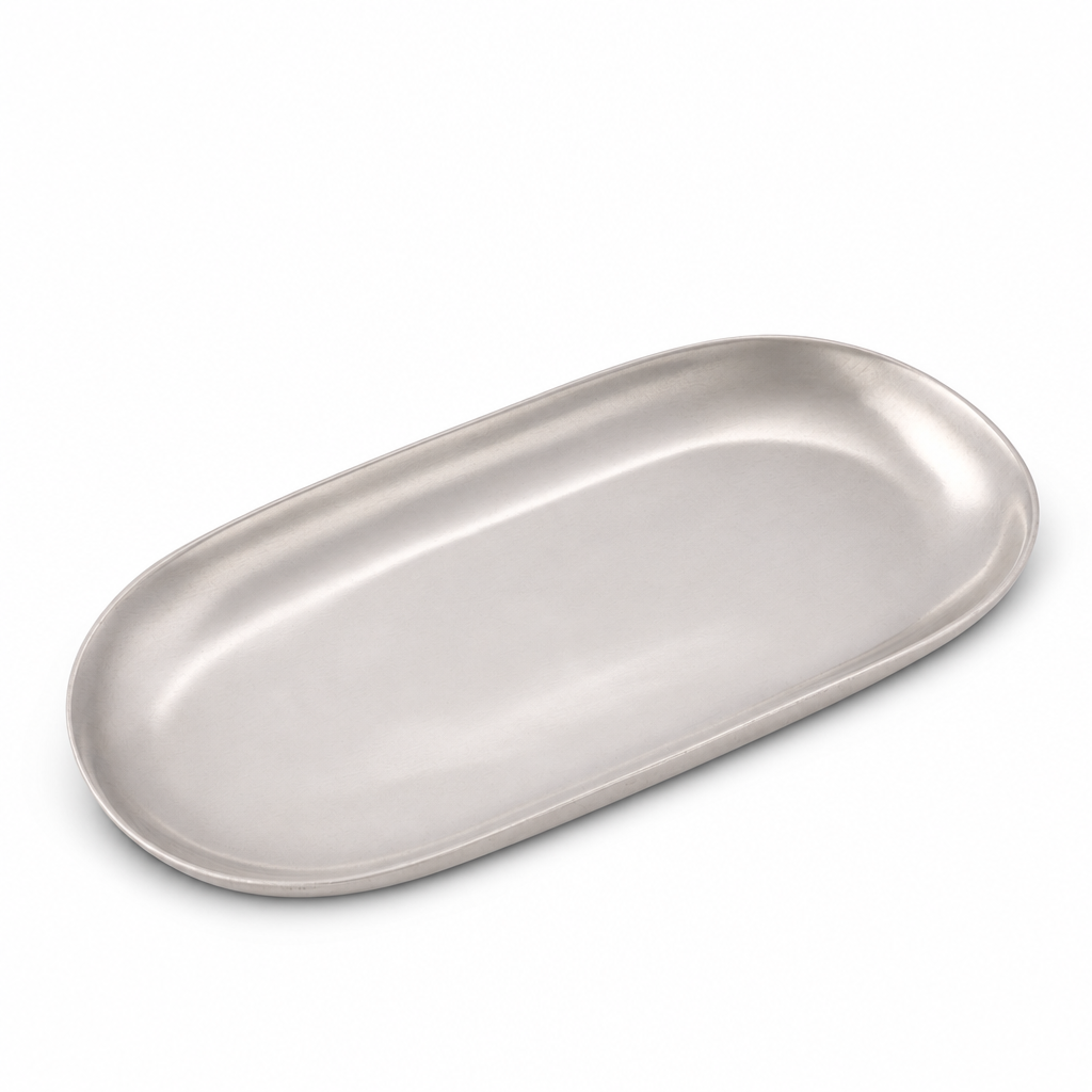 Butter Dish Bottom Tray Replacement Pewter 1