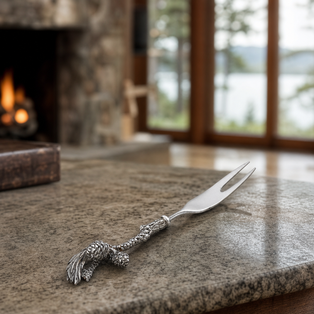 Pewter Pine Cone Hors d'oeuvre Fork 2