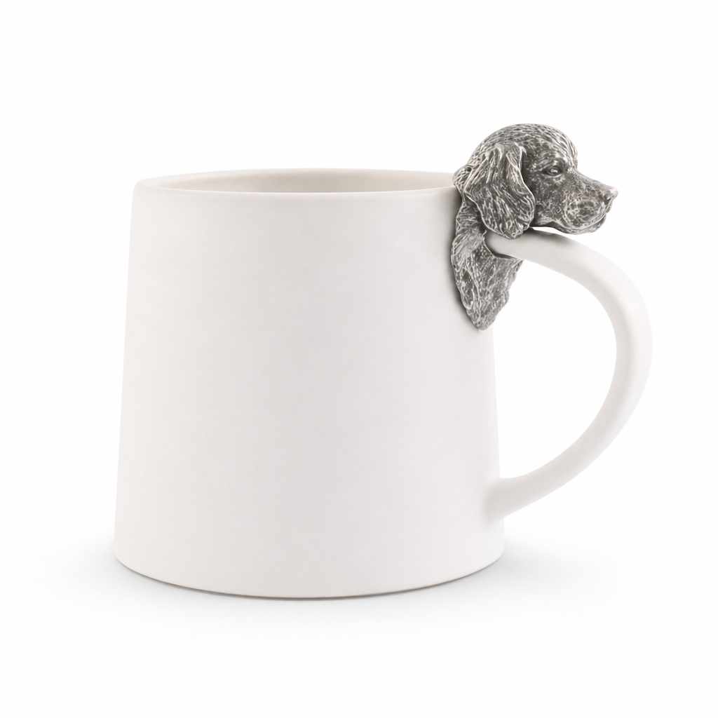 Beagle Stoneware Coffee Cup 1