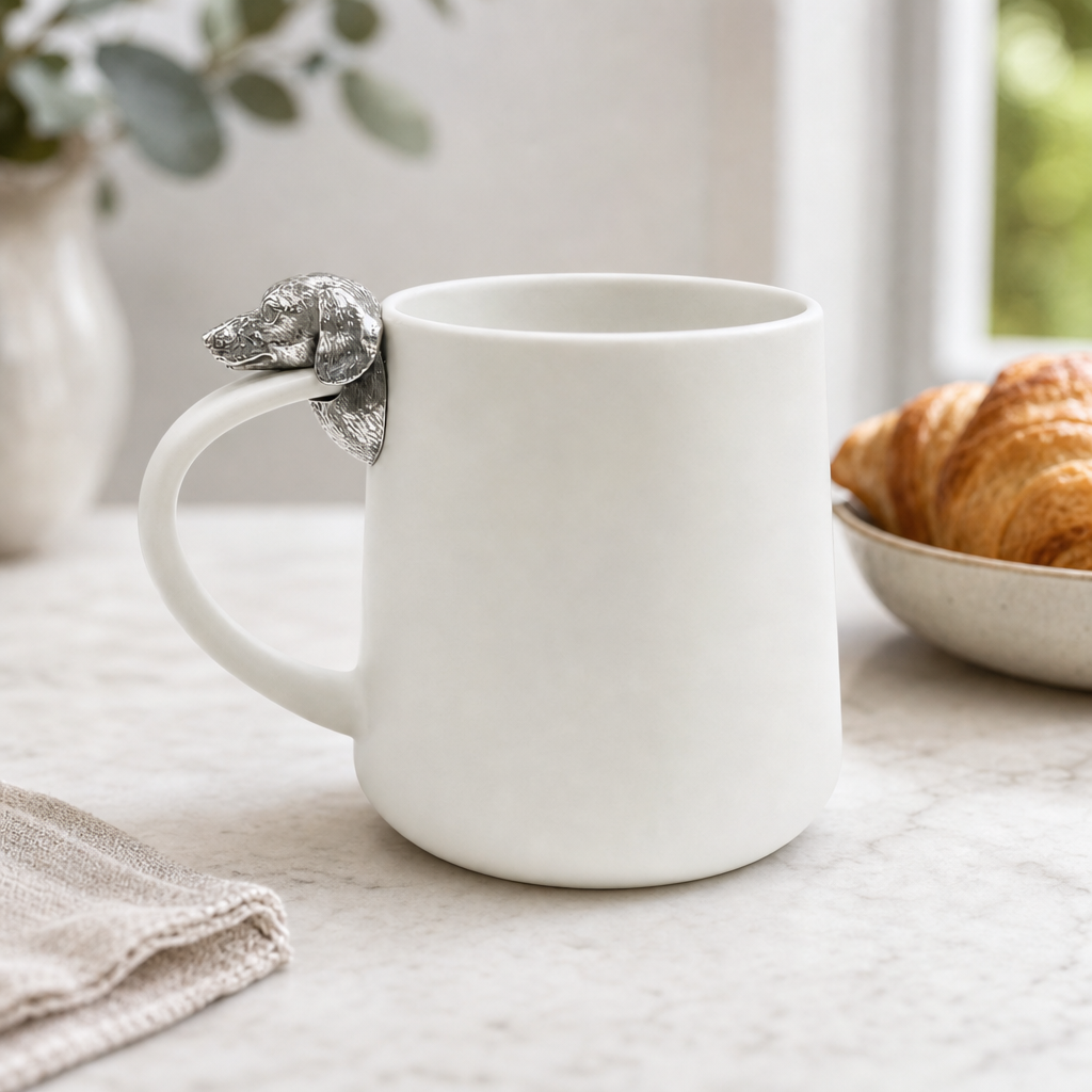 Dachshund Stoneware Coffee Cup 1