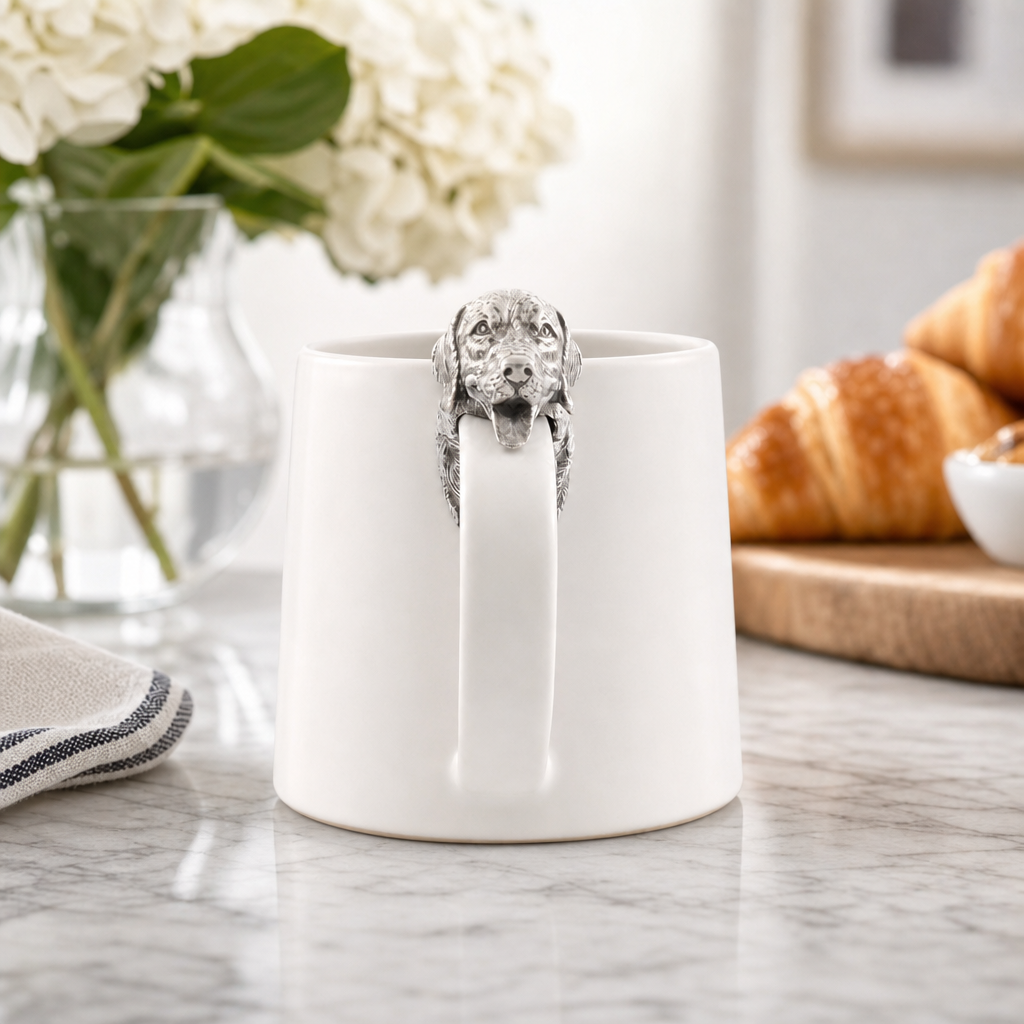 Golden Retriever Stoneware Coffee Cup 3