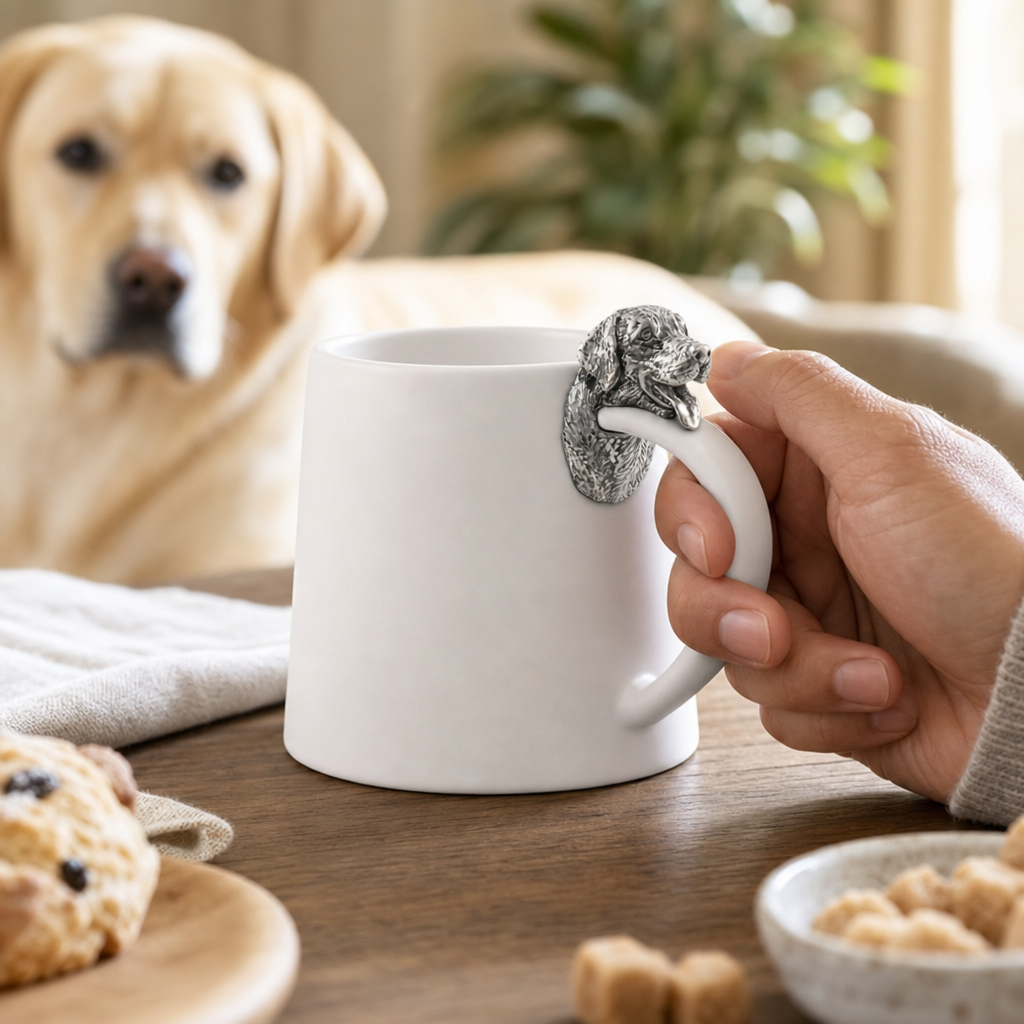 Labrador Retriever Stoneware Coffee Cup 4