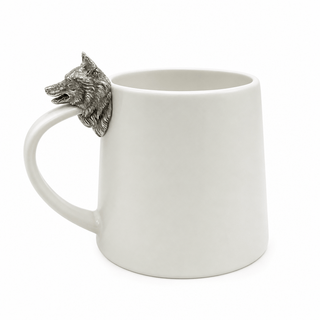 Siberian Husky Stoneware Coffee Cup