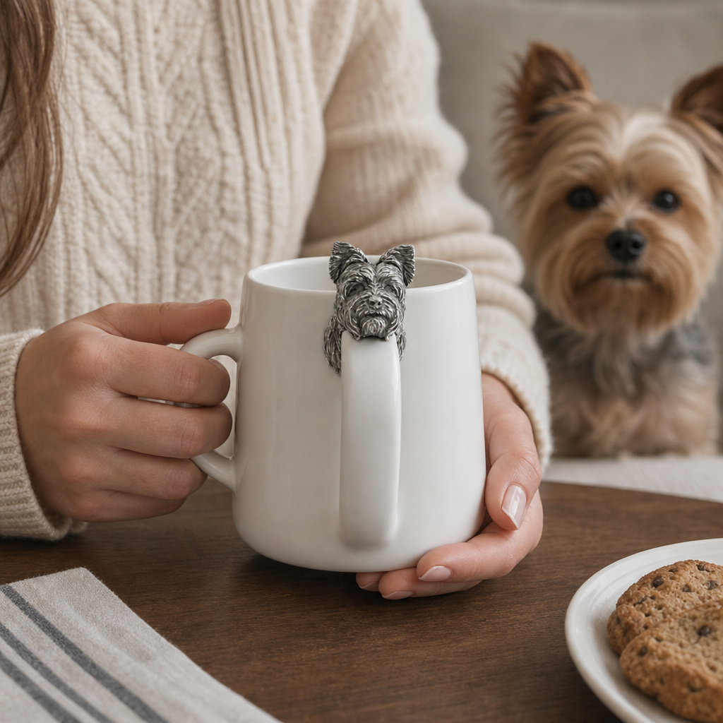 Yorkshire Terrier Stoneware Coffee Cup 4