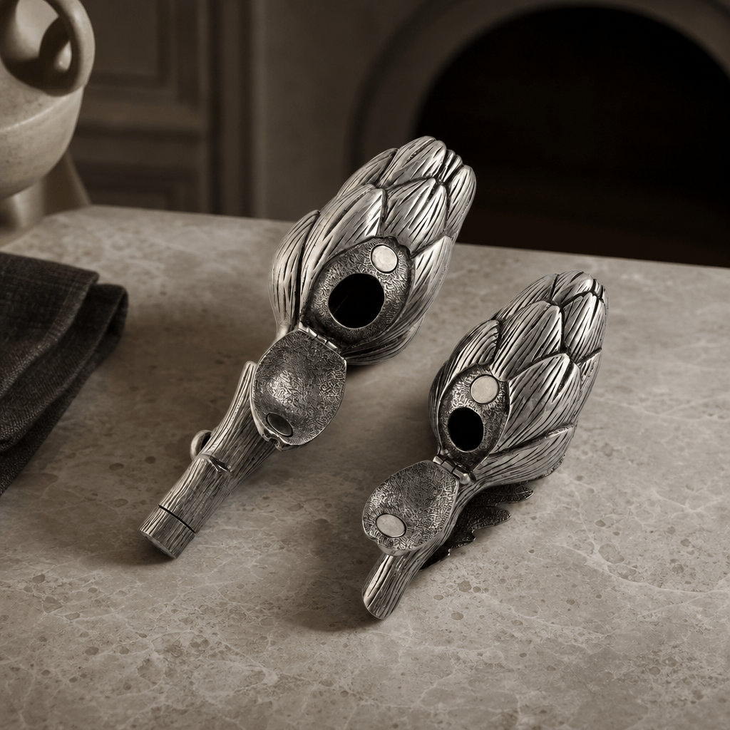 Artichoke Salt Shaker & Pepper Grinder Set 4
