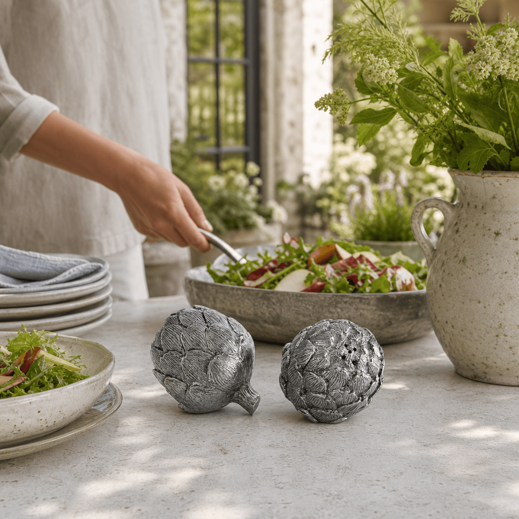 Artichoke Salt &amp; Pepper Set 6