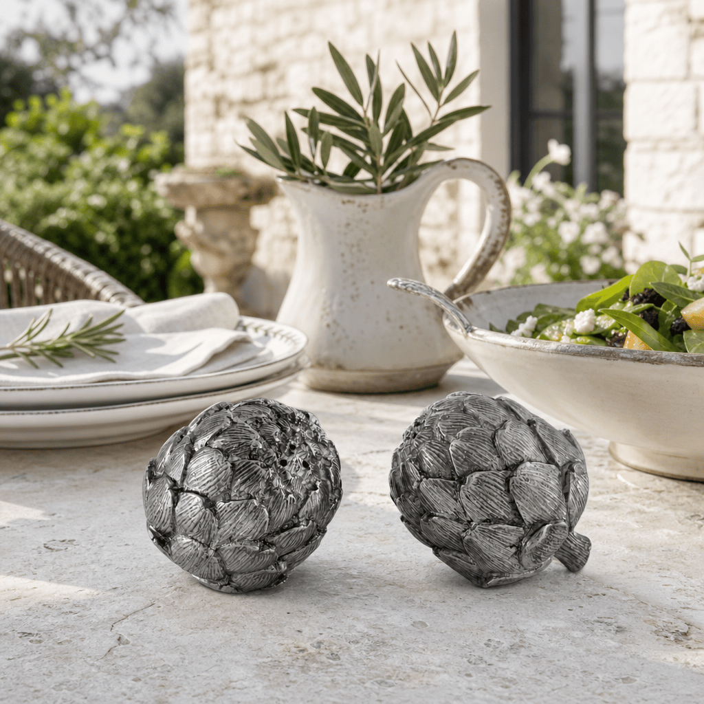 Artichoke Salt &amp; Pepper Set 8