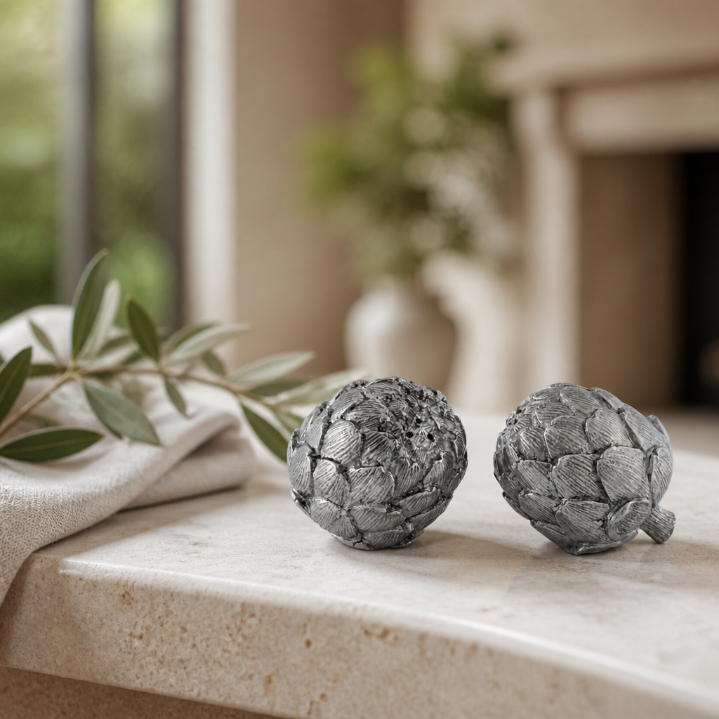 Artichoke Salt & Pepper Set 4