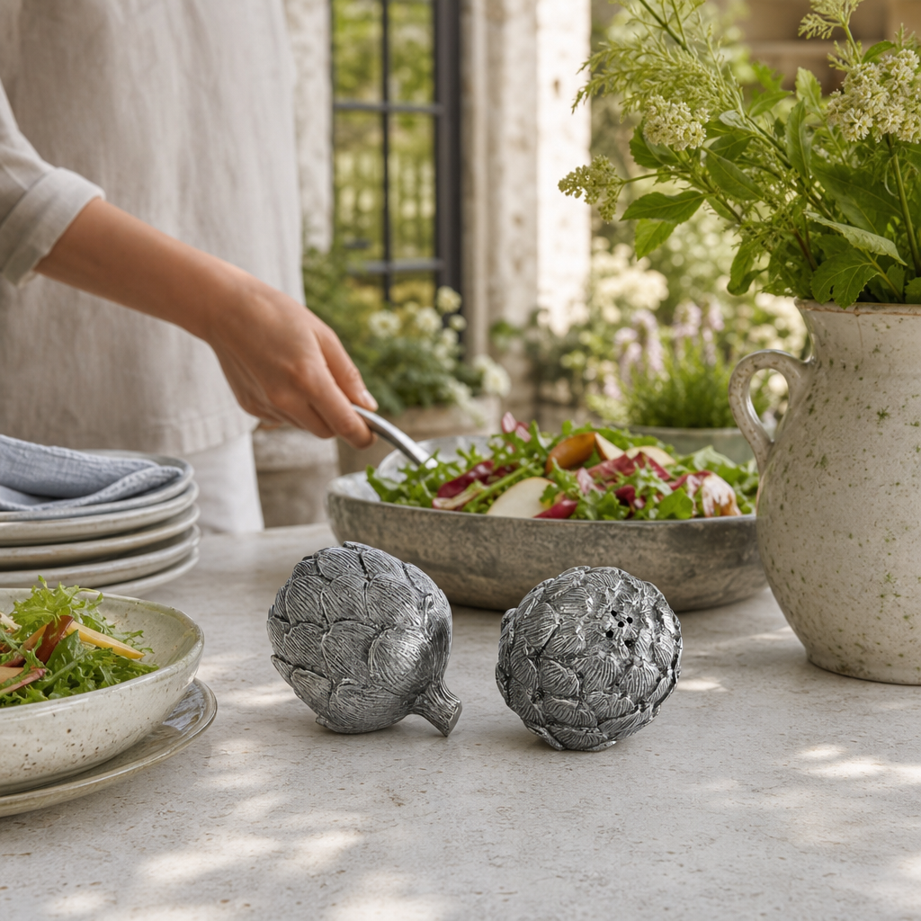 Artichoke Salt & Pepper Set 6