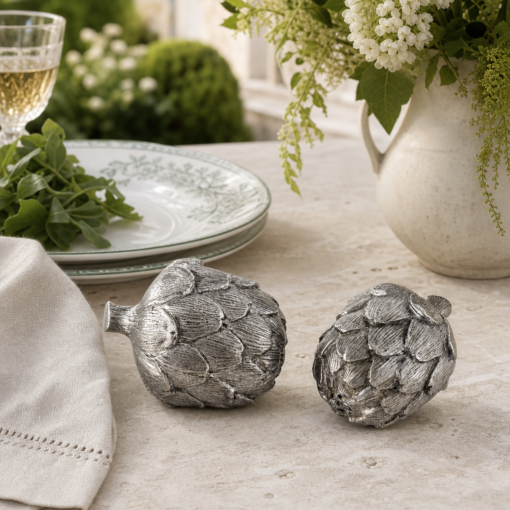 Artichoke Salt & Pepper Set 7