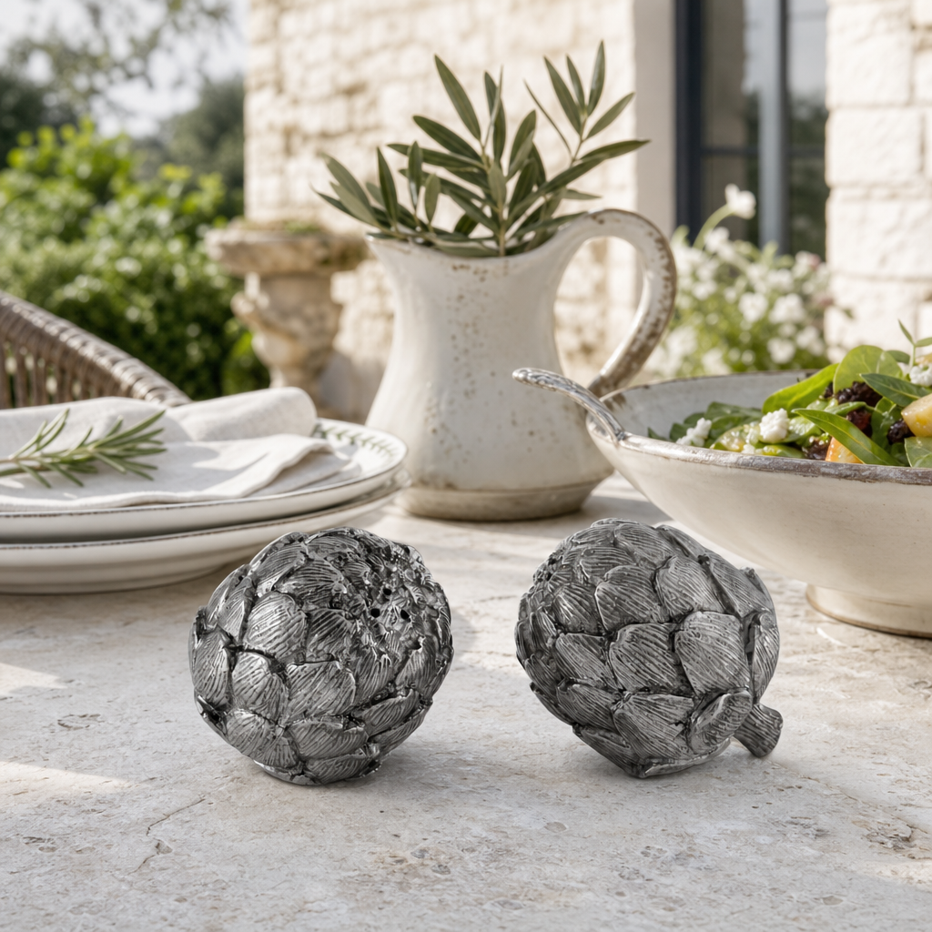 Artichoke Salt & Pepper Set 8