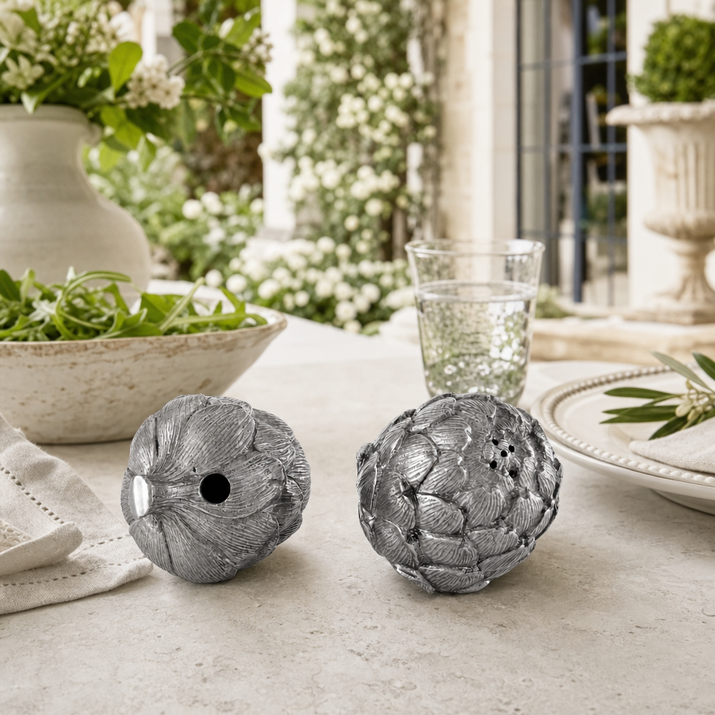Artichoke Salt & Pepper Set 9