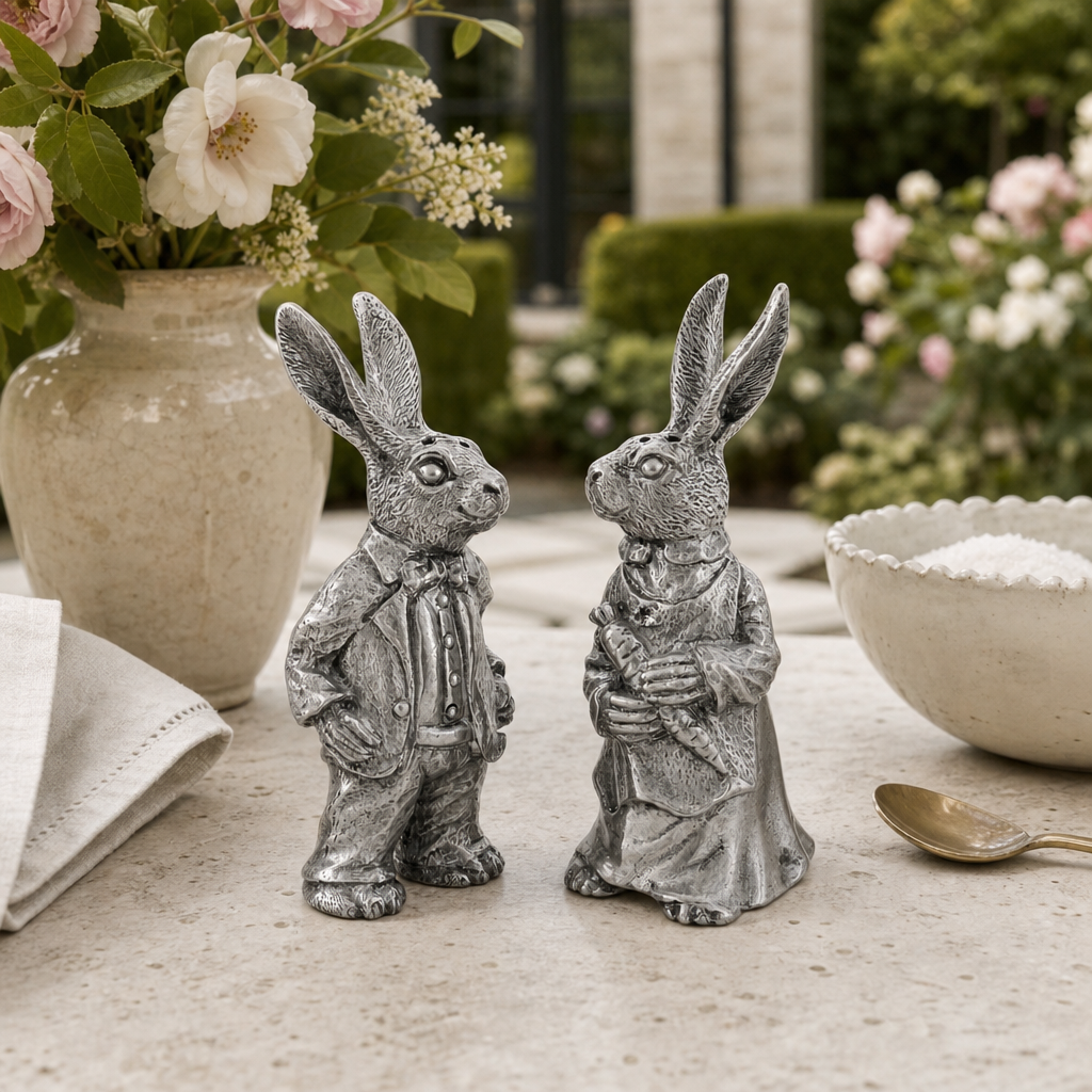 Dressed Rabbits Salt & Pepper Set 7