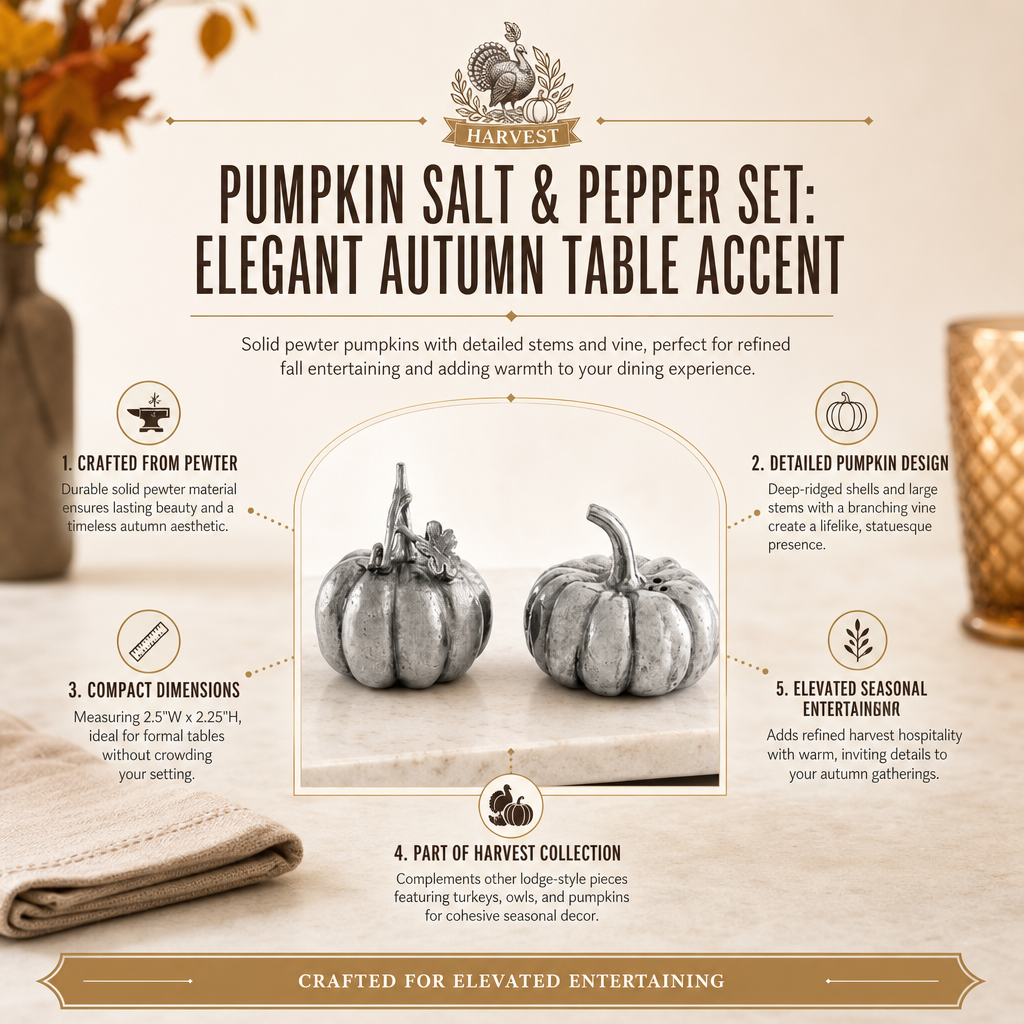 Pumpkin Salt & Pepper Set 10