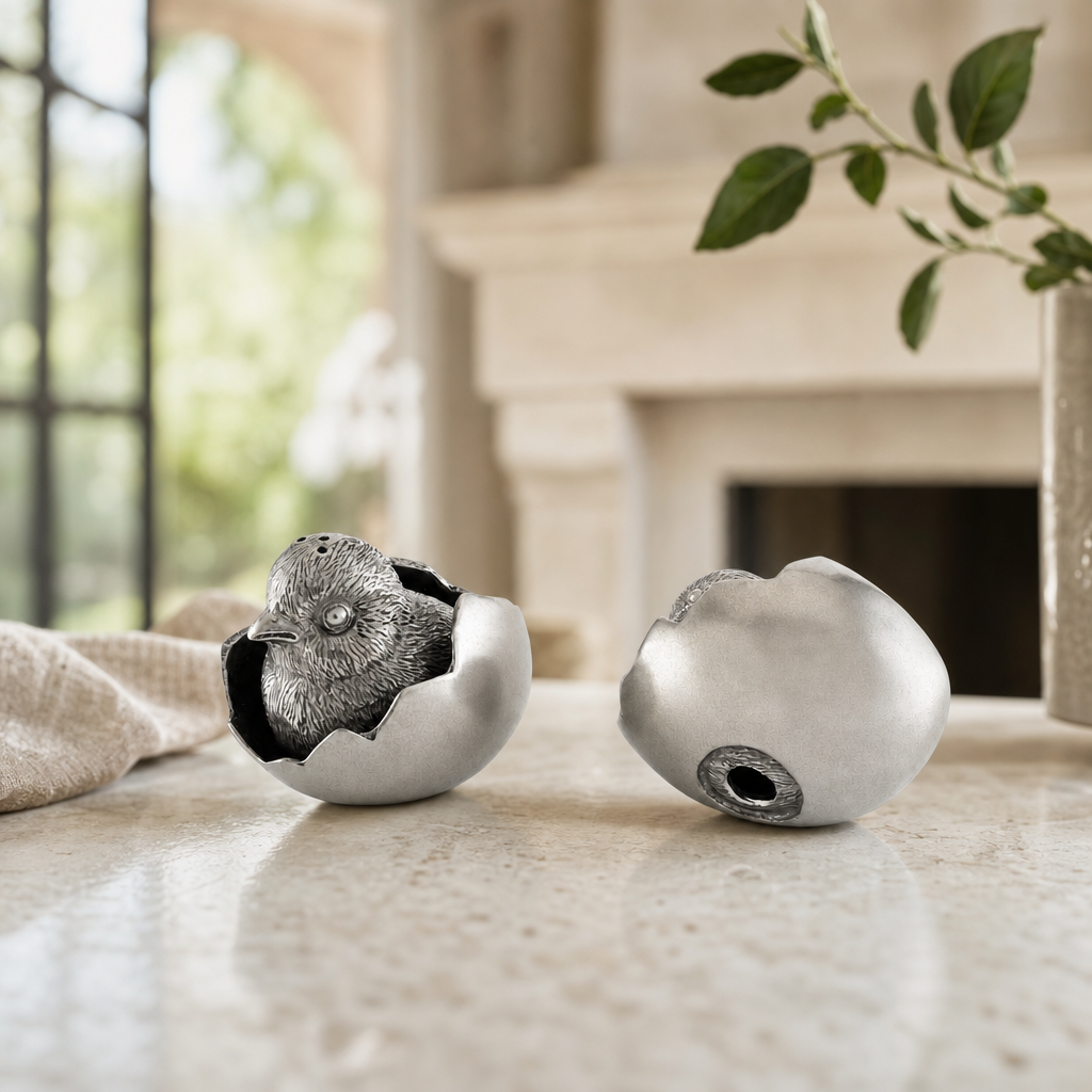 Chicks in Eggs Salt & Pepper Set 4