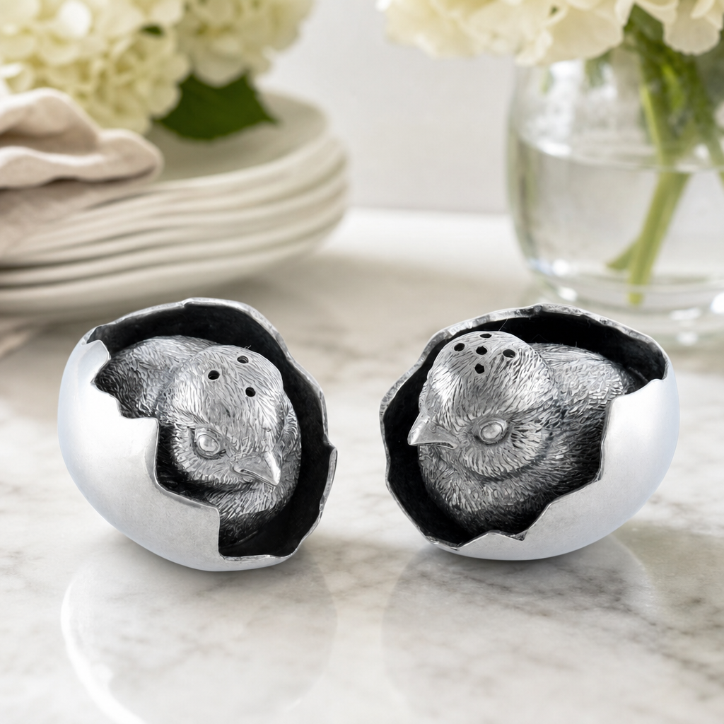 Chicks in Eggs Salt & Pepper Set 8