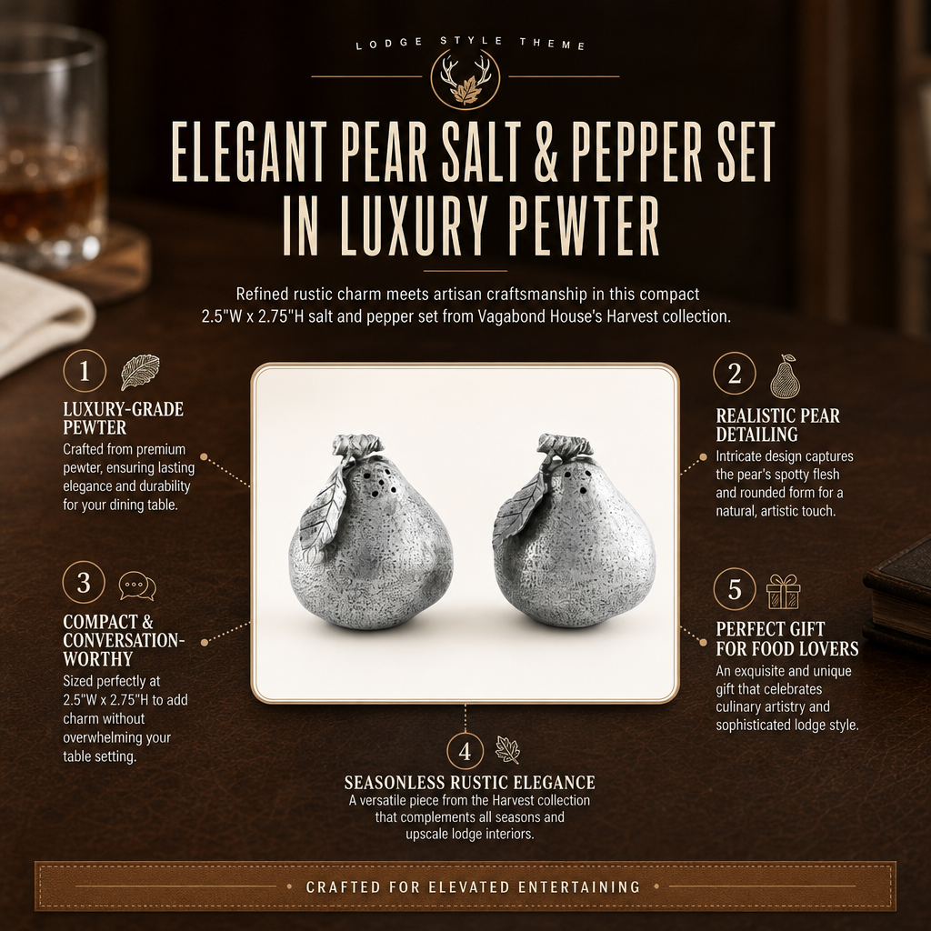 Pear Salt & Pepper Set 12