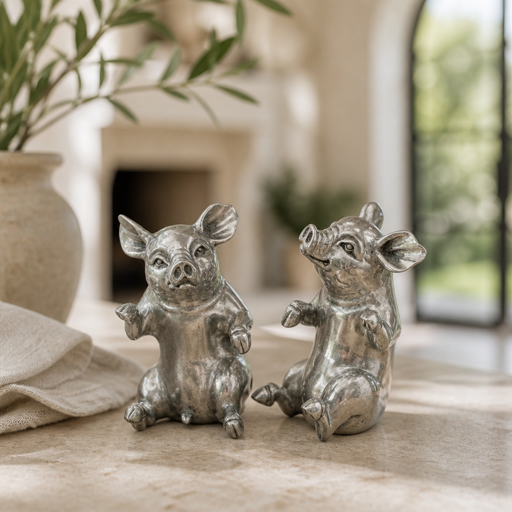 Happy Pigs Salt & Pepper Set 5