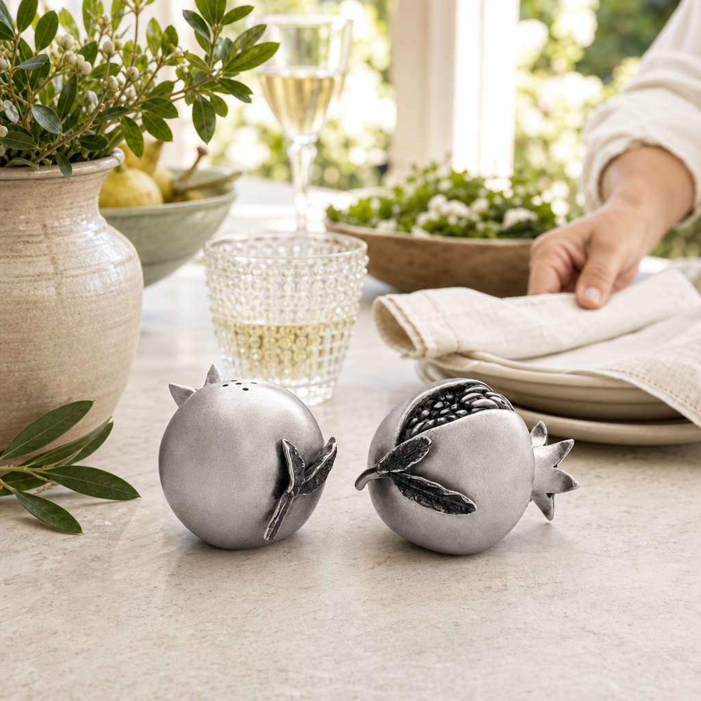 Pomegranate Salt & Pepper Set 7