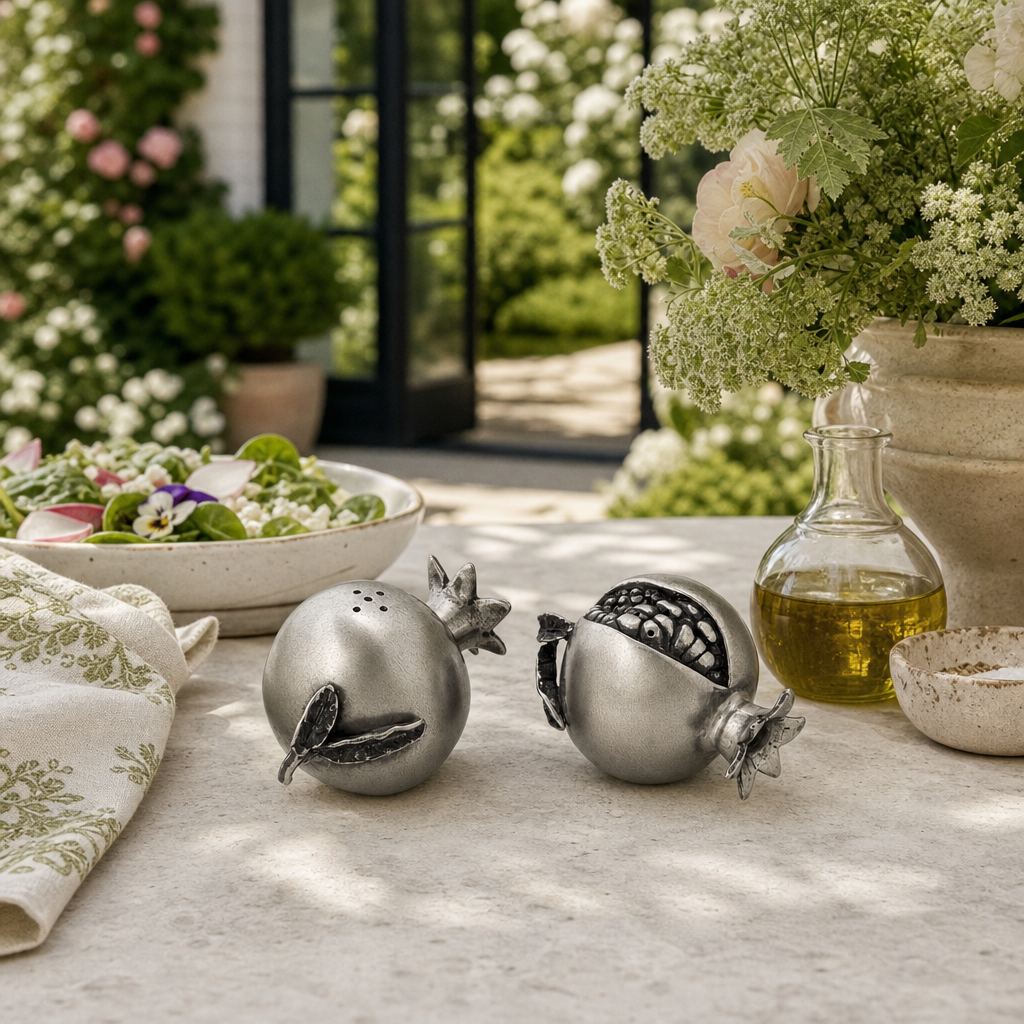 Pomegranate Salt & Pepper Set 8
