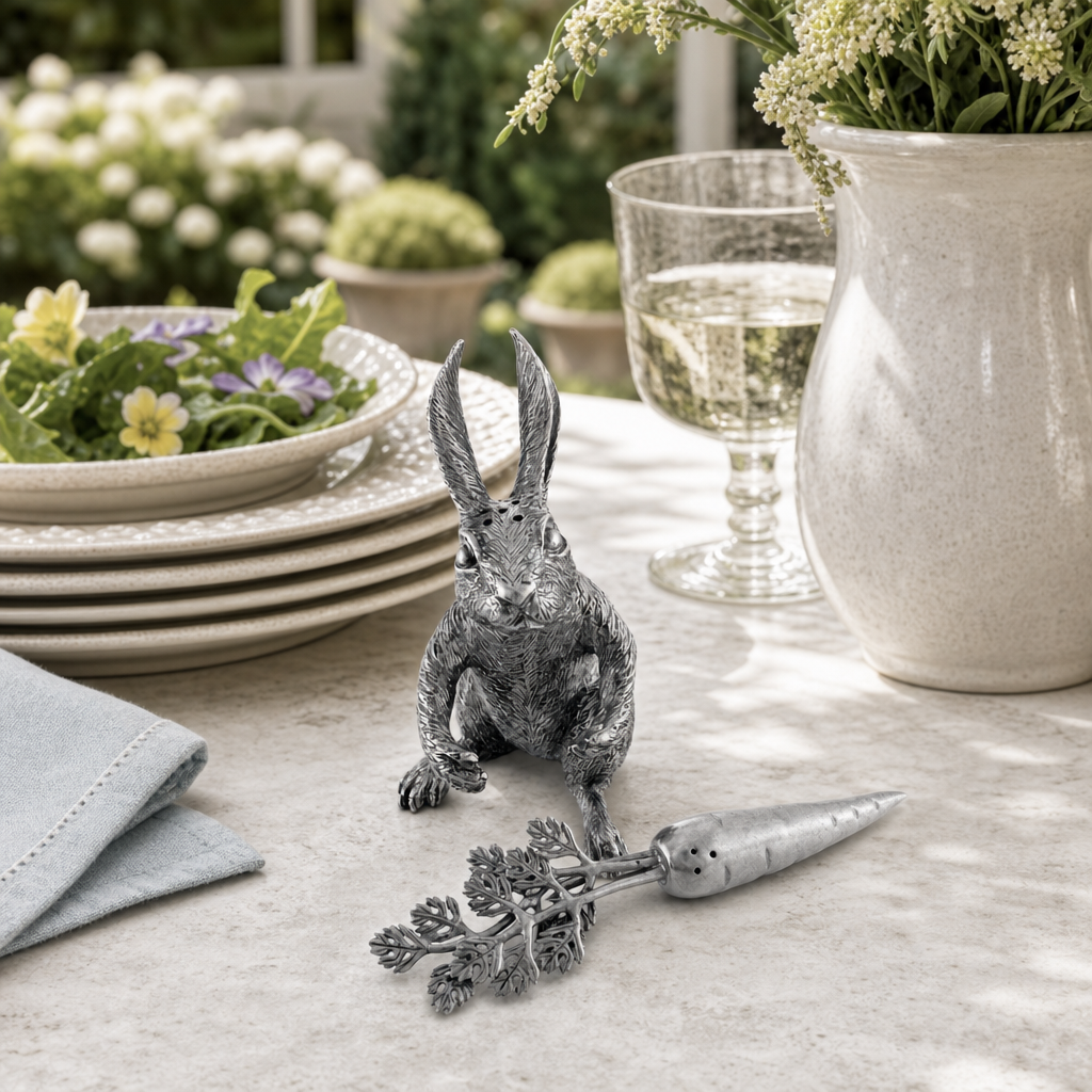 Rabbit Carrot Salt & Pepper Set 4